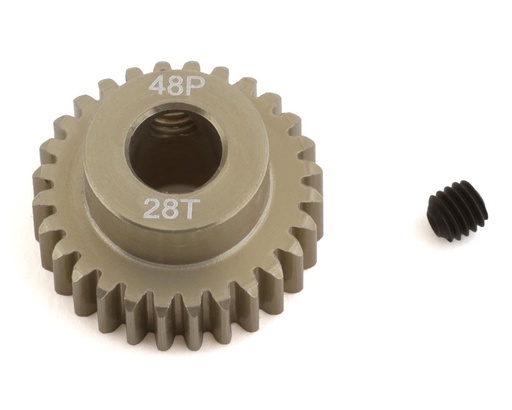 [PTK-8648] ProTek RC 48P Lightweight Hard Anodized Aluminum Pinion Gear (5.0mm Bore) (28T)