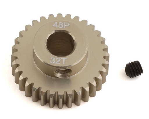 [PTK-8652] ProTek RC 48P Lightweight Hard Anodized Aluminum Pinion Gear (5.0mm Bore) (32T)