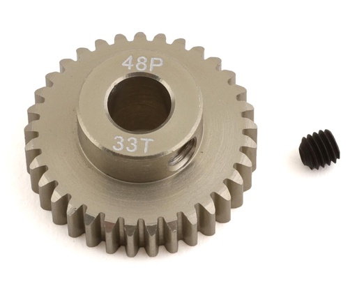 [PTK-8653] ProTek RC 48P Lightweight Hard Anodized Aluminum Pinion Gear (5.0mm Bore) (33T)
