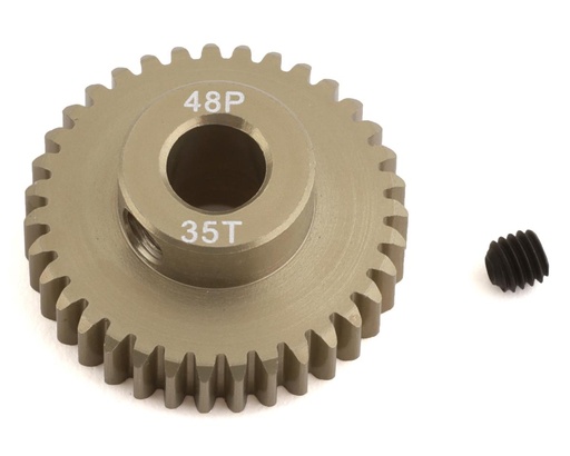 [PTK-8655] ProTek RC 48P Lightweight Hard Anodized Aluminum Pinion Gear (5.0mm Bore) (35T)