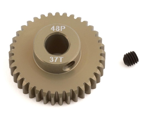 [PTK-8657] ProTek RC 48P Lightweight Hard Anodized Aluminum Pinion Gear (5.0mm Bore) (37T)