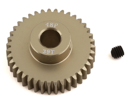 [PTK-8659] ProTek RC 48P Lightweight Hard Anodized Aluminum Pinion Gear (5.0mm Bore) (39T)