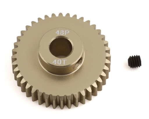[PTK-8660] ProTek RC 48P Lightweight Hard Anodized Aluminum Pinion Gear (5.0mm Bore) (40T)