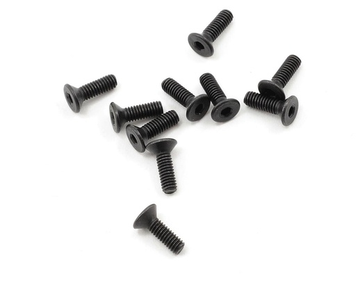 [PTK-H-2102] ProTek RC 2.5x8mm "High Strength" Flat Head Screws (10)