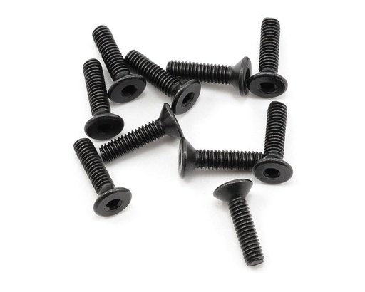[PTK-H-2103] ProTek RC 2.5x10mm "High Strength" Flat Head Screws (10)