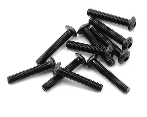 [PTK-H-3206] ProTek RC 3x16mm "High Strength" Button Head Screws (10)