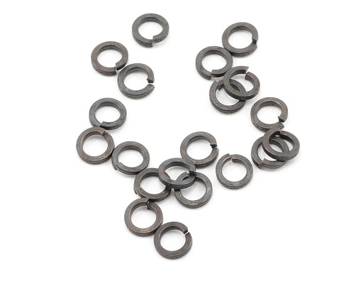 [PTK-H-5100] ProTek RC 3mm "High Strength" Black Lock Washers (20)