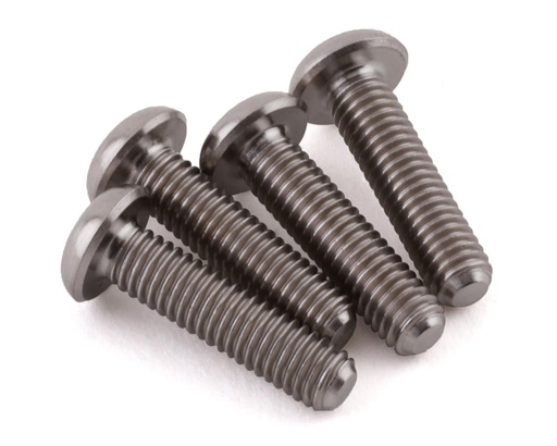 [PTK-T-5085] ProTek RC 3x12mm "Grade 5" Titanium Button Head Hex Screw (4)