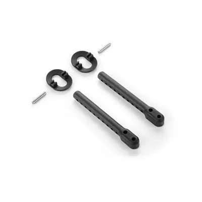 [301337] COMP. REAR 6MM ADJUSTABLE BODY MOUNT SET +1MM HEIGHT
