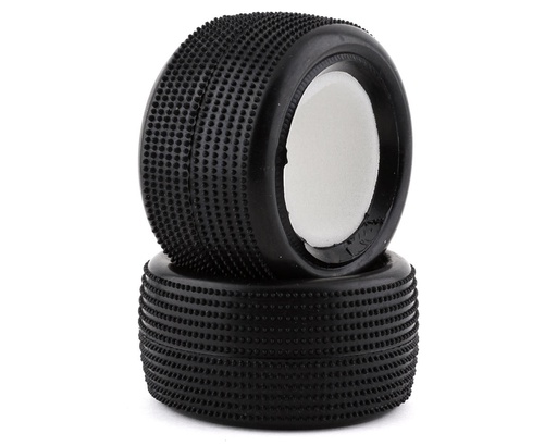 [HR-003-0272] HotRace Mini Pin Turf/Carpet 1/10th Off Road Buggy Rear Tires w/Inserts (2) (Hard)