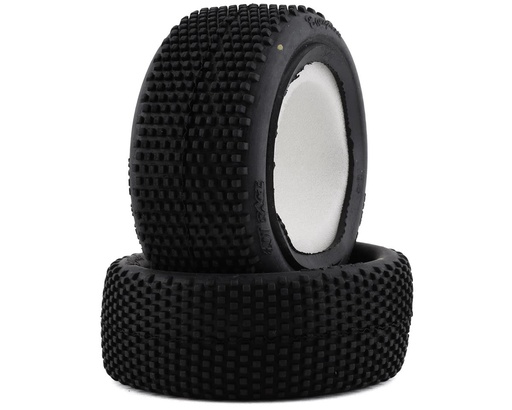 [HR-003-0142] HotRace Bangkok Dirt 1/10th Off Road Buggy 4WD Front Tires w/Inserts (2) (Hard)
