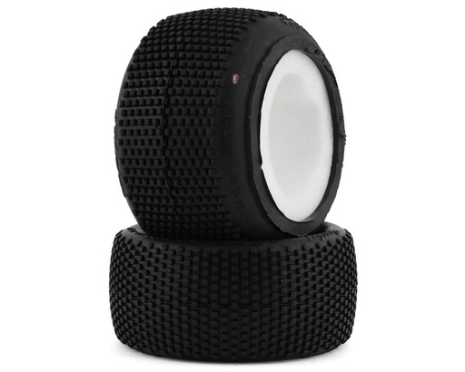 [HR-003-0052] HotRace Bangkok Dirt 1/10th Off Road Buggy Rear Tires w/Inserts (2) (Clay)