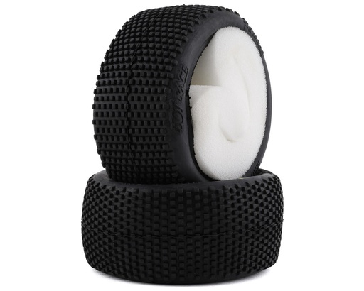 [HR-003-0042] HotRace Bangkok Dirt 1/10th Off Road Buggy Rear Tires w/Inserts (2) (Hard)