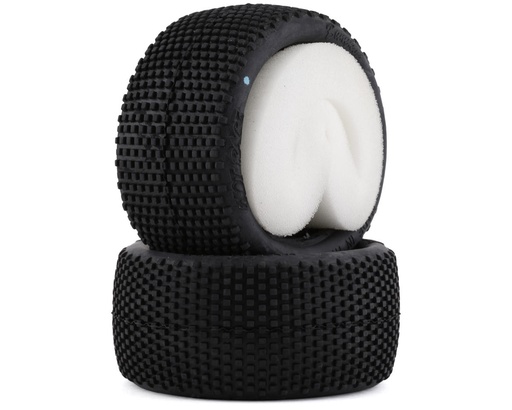 [HR-003-0032] HotRace Bangkok Dirt 1/10th Off Road Buggy Rear Tires w/Inserts (2) (Medium)