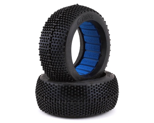 [HR-001-0022] HotRace Miami 1/8 Buggy Tires w/Inserts (2) (Soft)