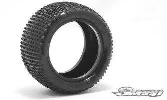 [SWEEP-106-42N] Square Armor Dirt Rear - Soft - Silver Dot - With Insert