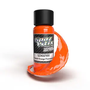 [SZX02100] Fireball Orange Fluorescent Airbrush Ready Paint, 2oz