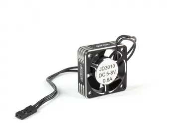 [AV10060-30] Aluminum HV High Speed Cooling Fan | Black/Silver | 30mm 