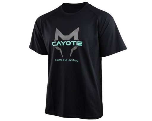 [CYEFC01XL] Cayote Team Short Sleeve T-Shirt (Black) (XL)