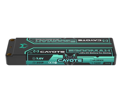 [CYE532S145] Cayote 2S 145C LCG Stick LiHV Battery (7.6V/5300mAh)