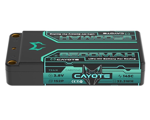 [CYE851S145] Cayote 1S 145C LCG Shorty LiHV Battery (3.8V/8500mAh)