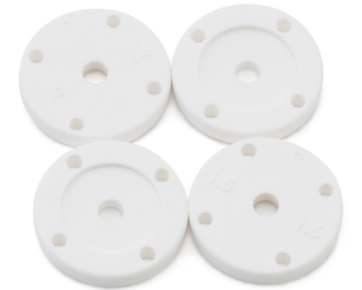 [TKR6138B] Tekno RC 16mm Flat/Flat Shock Pistons (4) (2x1.5/2x1.6)