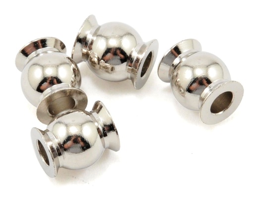 [TKR5053] Tekno RC Steel 6.8mm Outside Camber Flanged Pivot Ball Set (4)