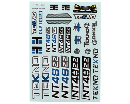 [TKR9447] Tekno RC NT48 2.2 Decal Sheet