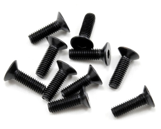 [TKR1323] Tekno RC 3x10mm Flat Head Screw (10)
