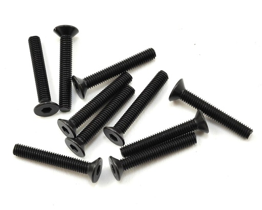 [TKR1329] Tekno RC 3x20mm Flat Head Screws (10)