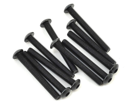 [TKR1411] Tekno RC M3x25mm Button Head Hex Screws (10)