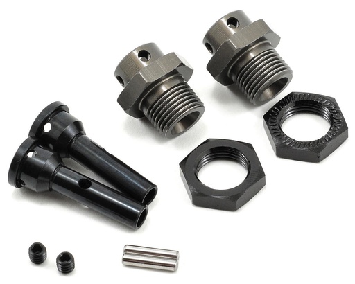 [TKR1654-17] Tekno RC 17mm M6 Driveshaft Hub Adapter Set (Slash) (2)