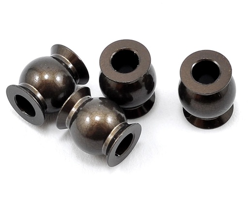 [TKR5053A] Tekno RC Aluminum 6.8mm Flanged Pivot Ball Set (4)