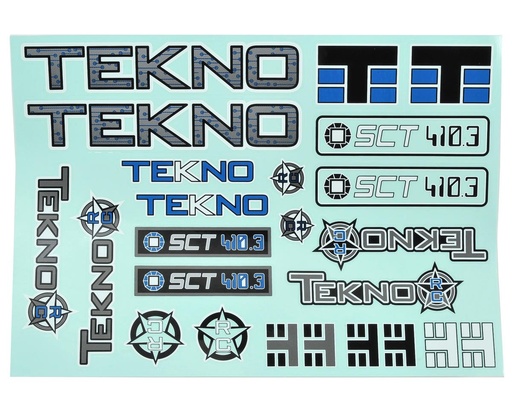 [TKR5548] Tekno RC SCT410.3 Decal Sheet