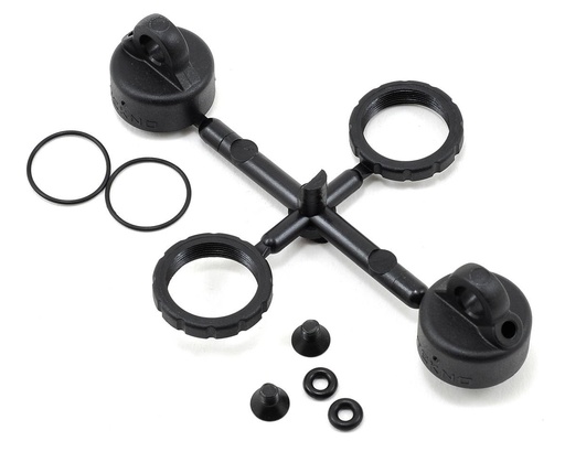 [TKR6018] Tekno RC Composite Shock Cap & Spring Adjuster Set