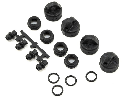 [TKR6712] Tekno RC EB410/ET410 Shock/Cartridge Cap & Bushing Set (4)