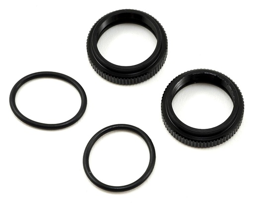 [TKR6719A] Tekno RC EB410/ET410 Aluminum Shock Adjustment Collars (2)