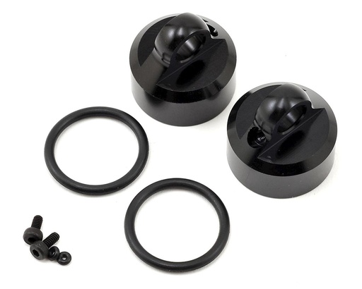[TKR8702] Tekno RC Aluminum Shock Caps (2) (Emulsion/Vented/Non-Vented)