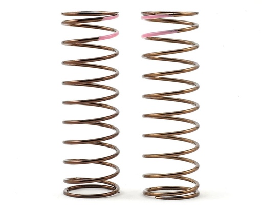 [TKR8764] Tekno RC Low Frequency 75mm Front Shock Spring Set (Pink - 3.82lb/in)