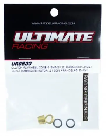[UR0630] Ultimate Racing Flywheel Cone Collet and Shims (.21 Engines)