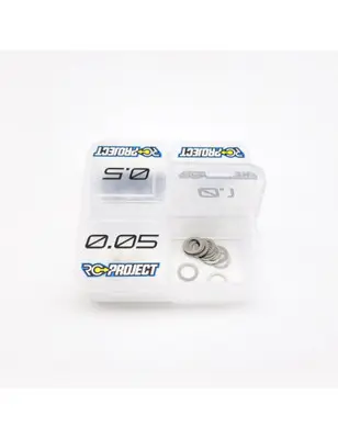 [RCPJ-A032] RC-Project Clutch Bell Shim Kit (0.05,0.1,0.2,0.5mm each 20pcs.) 