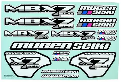 [MUGE1047] Mugen Seiki MBX7 ECO Decal Sheet 