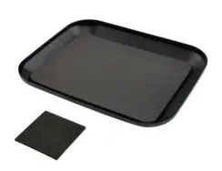[HDTEL01003G] Hobby Details Magnetic Screw Tray 105x85mm - Black