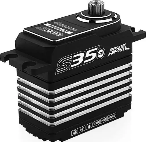 [PHDSTORM-S35-V2] Power HD Storm S35-V2 HV Brushless Digital Servo w/Titanium Gears 45.0KG 0.085sec@8.4V