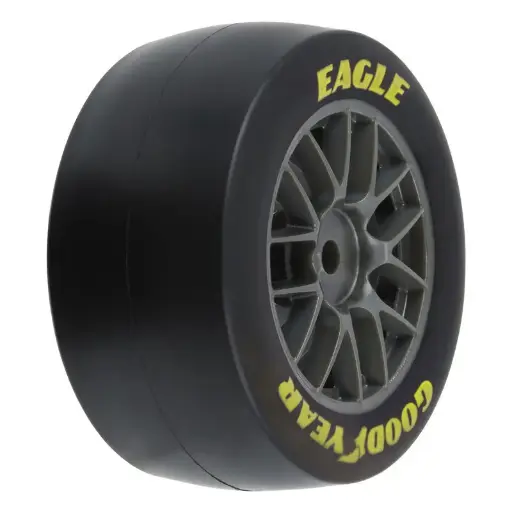 [PRO1030411] Pro-Line Racing Goodyear Eagle Soft Tire F/R MTD Grey for Losi NASCAR Racecar (4)