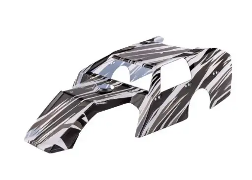 [TRA10411X] Traxxas Body, Slash Modified, ProGraphix (graphics are printed, requires paint & final color application)/ decal sheets