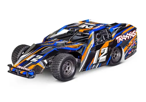 [TRA104354-74BLUE] Traxxas Slash Modified 1/10 BL-2S Power System with Clipless Body - Blue