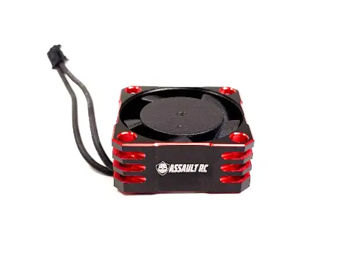 [ARC27225] Assault RC Aluminum 25x25mm Ball Bearing High Speed ESC Fan (Red)