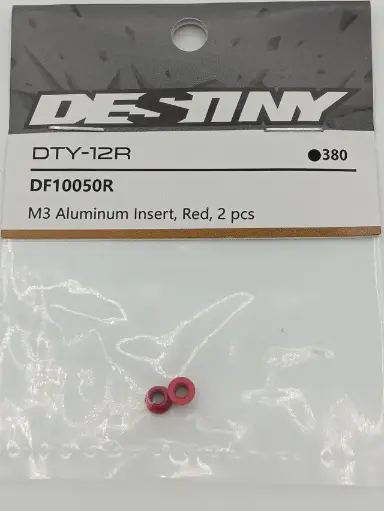[DF10050R] M3 Aluminum Insert Red DTY-12R 