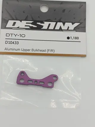 [D10433] Aluminum Upper Bulkhead (F/R) Purple 
